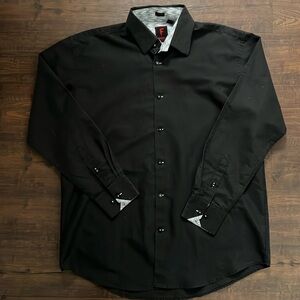 Men’s Black Button-up